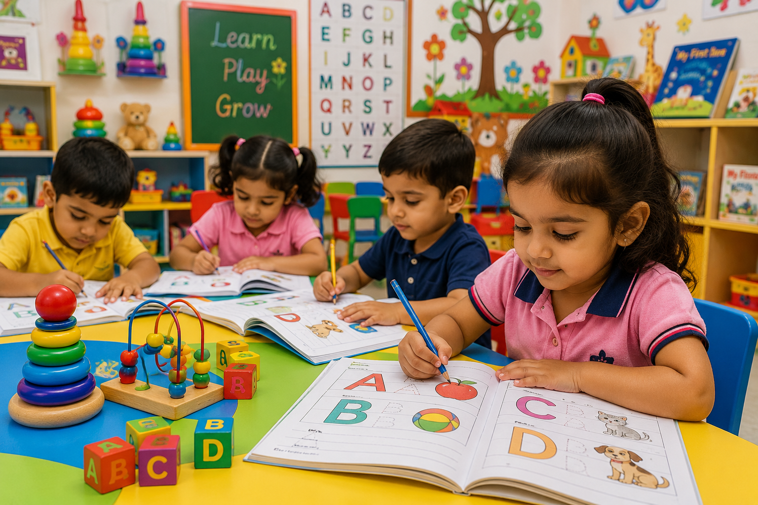Preschool child learning